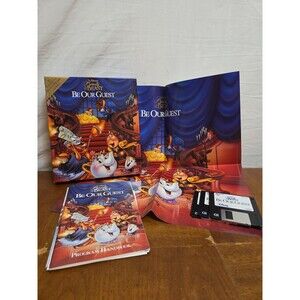 Disney’s Beauty And The Beast Be Our Guest PC Game Big Box 3.5" Disk